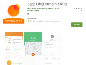 Приложение Mi Fit от Xiaomi переименовано в Zepp Life