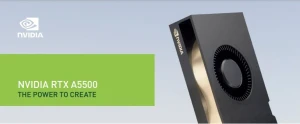 NVIDIA выпустила видеокарту RTX A5500 и графический процессор для ноутбуков RTX A5500