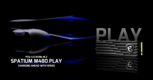 MSI представила SSD-накопитель Spatium M480 Play с поддержкой консоли PS5