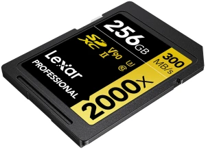 Lexar анонсировала карту памяти 2000X SDXC UHS-II V90 емкостью 256 ГБ