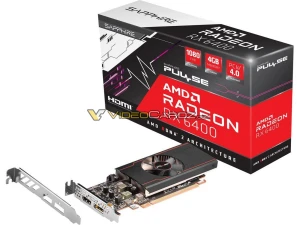 Sapphire готовится представить низкопрофильную видеокарту Radeon RX 6400 PULSE на базе графического процессора AMD Navi 24 начального уровня