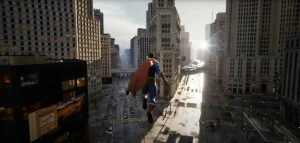 Демо игра Superman Flying на движке Unreal Engine 5 выглядит впечатляюще