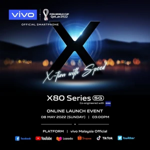 Глобальный запуск серии vivo X80 намечен на 8 мая