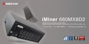 BIOSTAR представил готовую установку для майнинга iMiner 660MX8D2