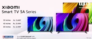 Xiaomi представила линейку телевизоров Smart TV 5A