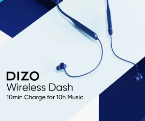 Беспроводные наушники Dizo Dash обеспечивают до 30 часов воспроизведения музыки
