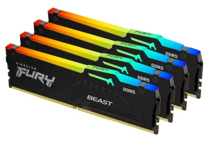 Kingston выпускает модули памяти FURY Beast DDR5 RGB с частотой до 6000 МГц