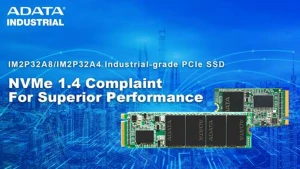 Adata выпустила твердотельные накопители IM2P32A8 и IM2P32A4 PCIe промышленного класса