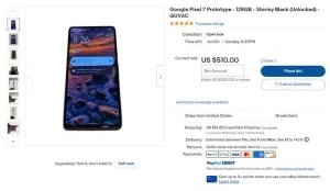 Прототипы Google Pixel 7 выставлены на eBay и Facebook Marketplace