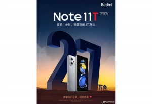 Redmi продал 270 000 единиц смартфонов Note 11T Pro за час