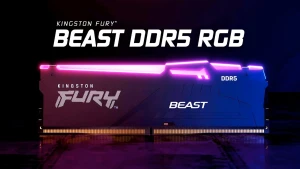 Kingston выпускает модули памяти Fury Beast DDR5 RGB с частотой до 6 ГГц