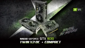 Представлены видеокарты INNO3D GeForce GTX 1630 GDDR6 TWIN X2 OC и COMPACT