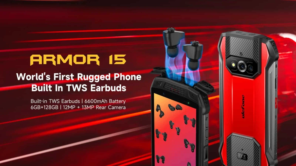 Защищенный смартфон Ulefone Armor 15 с беспроводными наушники доступен для  заказа - MegaObzor