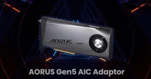 Gigabyte анонсировала адаптер AORUS Gen5 AIC с поддержкой четырех накопителей NVMe M.2