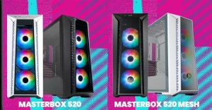 Cooler Master выпускает корпуса MasterBox 520 и MasterBox 520 Mesh