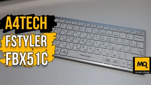 Тесты клавиатуры A4Tech Fstyler FBX51C для Mac, iPad и Windows