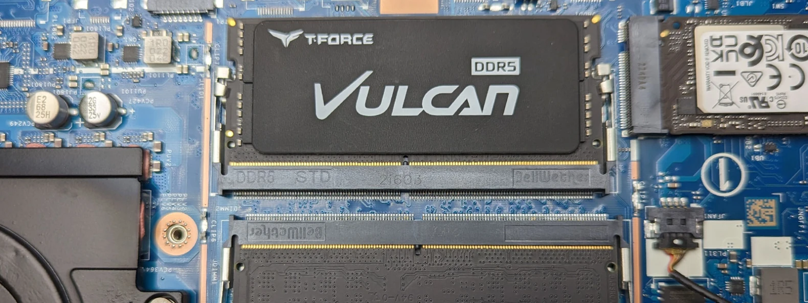 Обзор T-Force VULCAN SO-DIMM DDR5. Оперативная память для ноутбуков и  мини-ПК FLBD532G5200HC38DC-S01 - MegaObzor