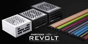 Phanteks представила стильные блоки питания Revolt без кабелей в комплекте