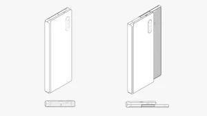 Samsung получила патент на необычный складной смартфон