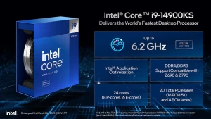 Intel представила процессор Core i9-14900KS