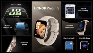 Honor официально представила новые умные часы Watch 5