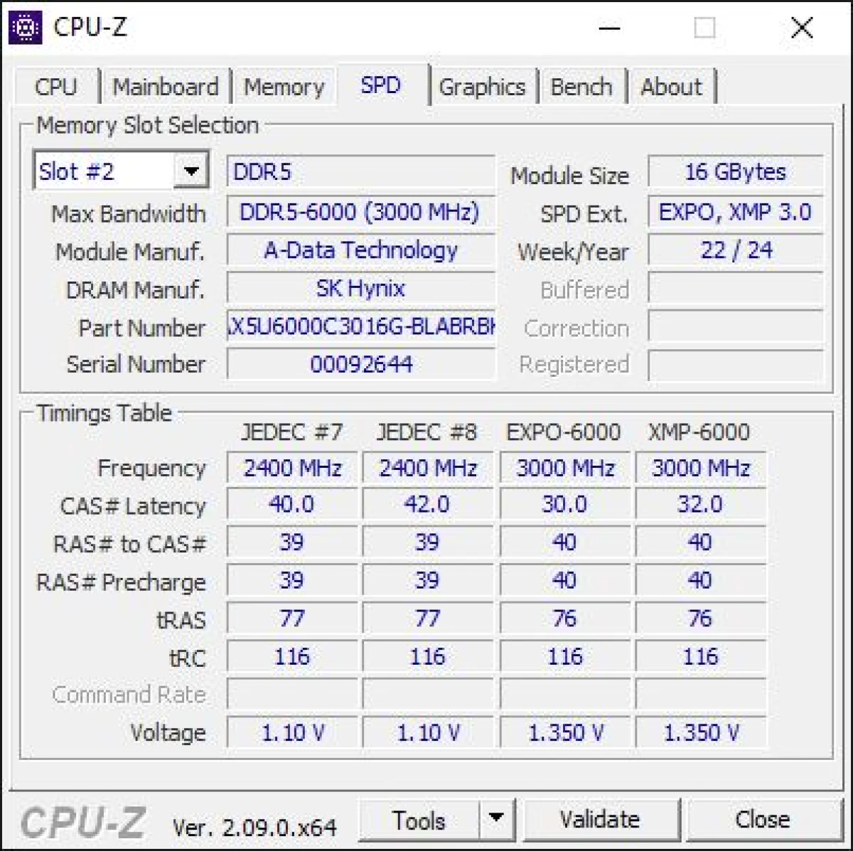 ADATA Lancer Blade DDR5-6000