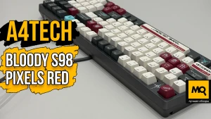 Механическая клавиатура с пиксельным оформлением. Обзор A4Tech Bloody S98 Pixels Red