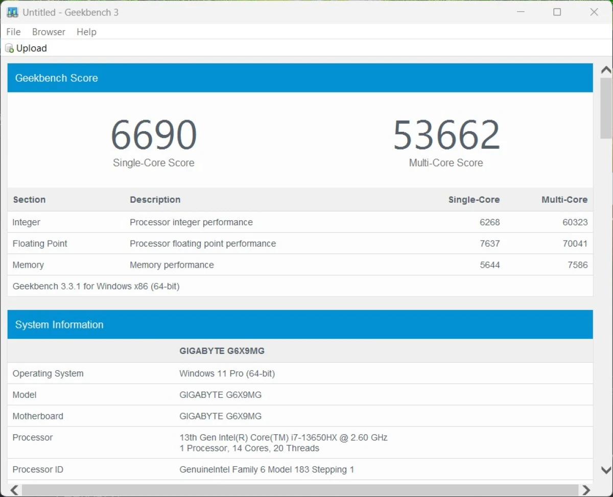 GIGABYTE G6X