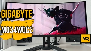 GIGABYTE MO34WQC2 обзор и тесты QD-OLED монитора 240 Гц