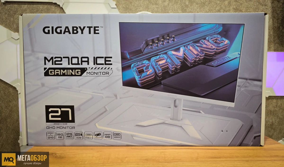 Обзор GIGABYTE M27QA ICE