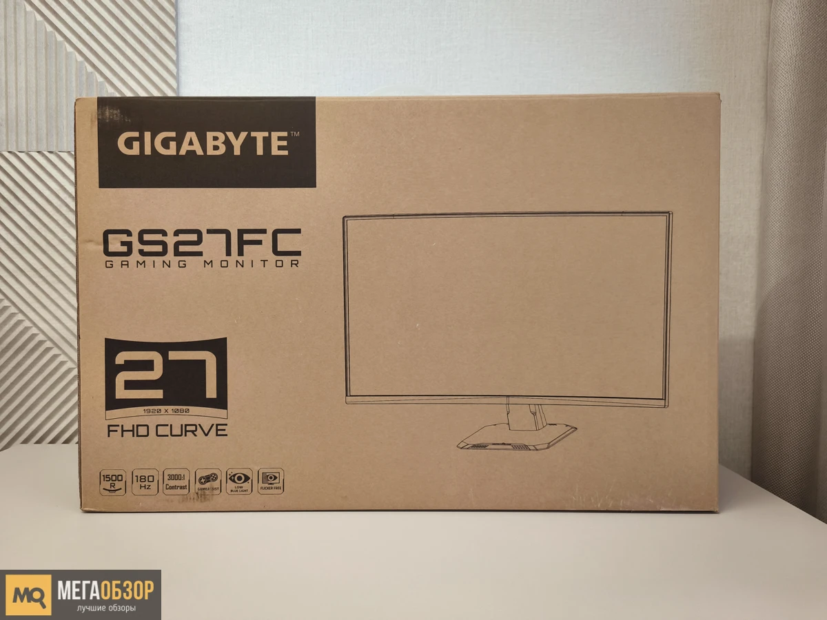 GIGABYTE GS27FC обзор и тесты