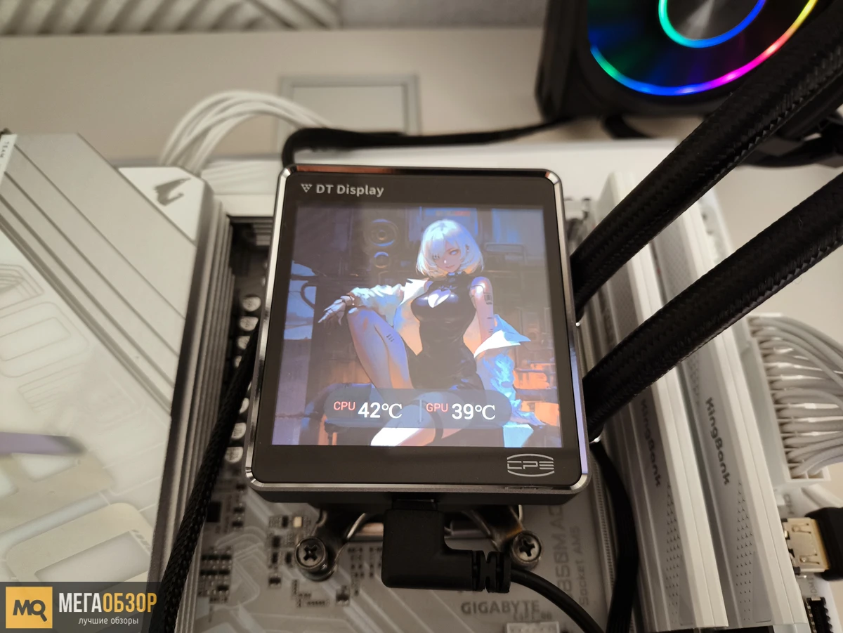 Обзор и тесты Pccooler DT360 ARGB Display