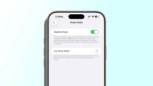 В iOS 26 появилась функция адаптивного питания