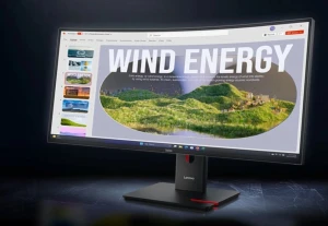 Представлен 120-Гц монитор Lenovo ThinkVision T34WD-40