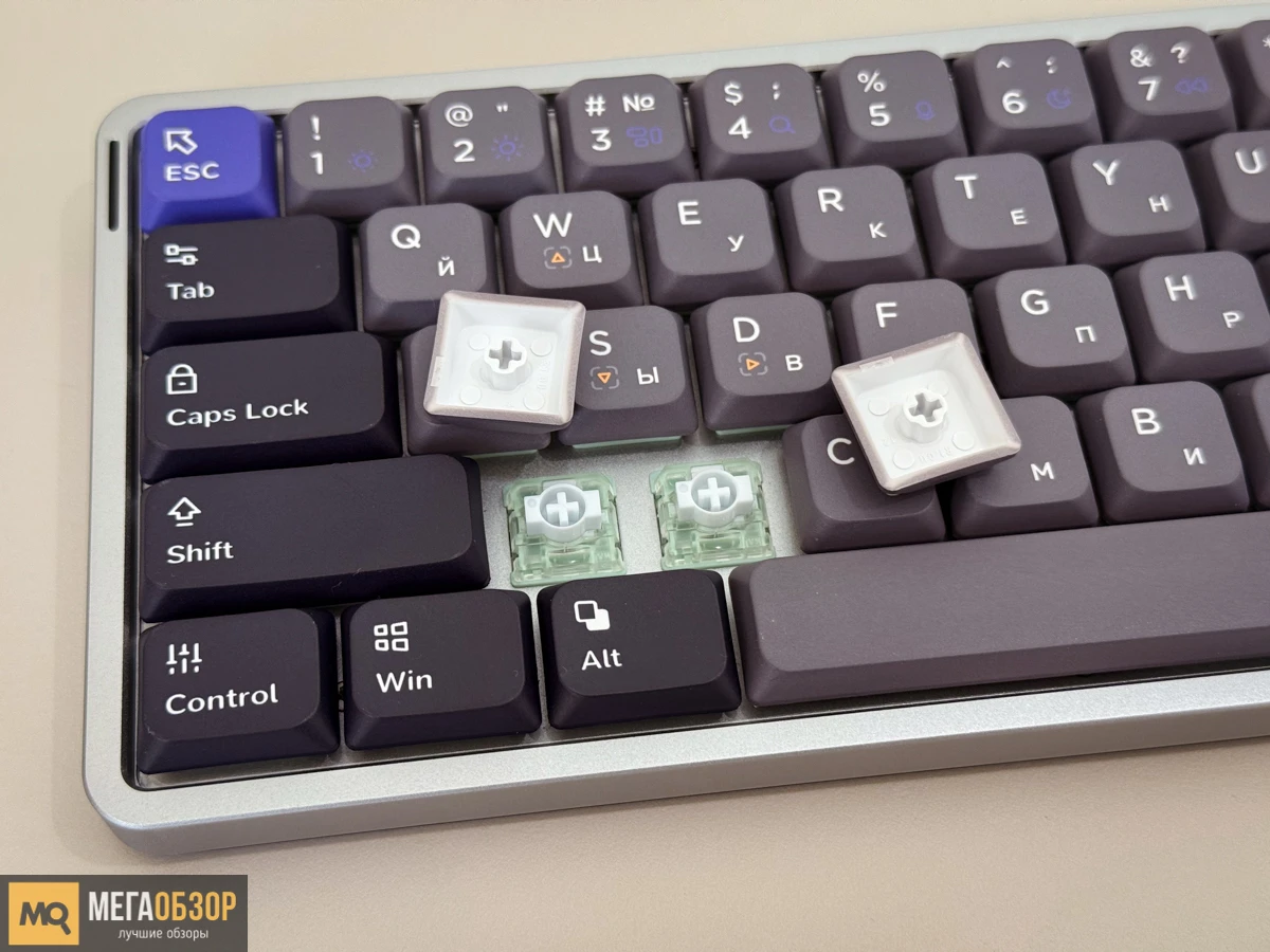 тесты Nuphy Air60 HE
