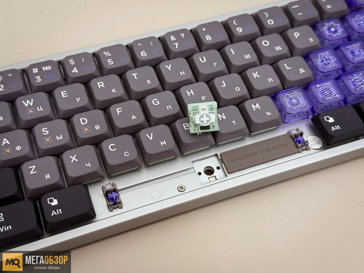 тесты Nuphy Air60 HE