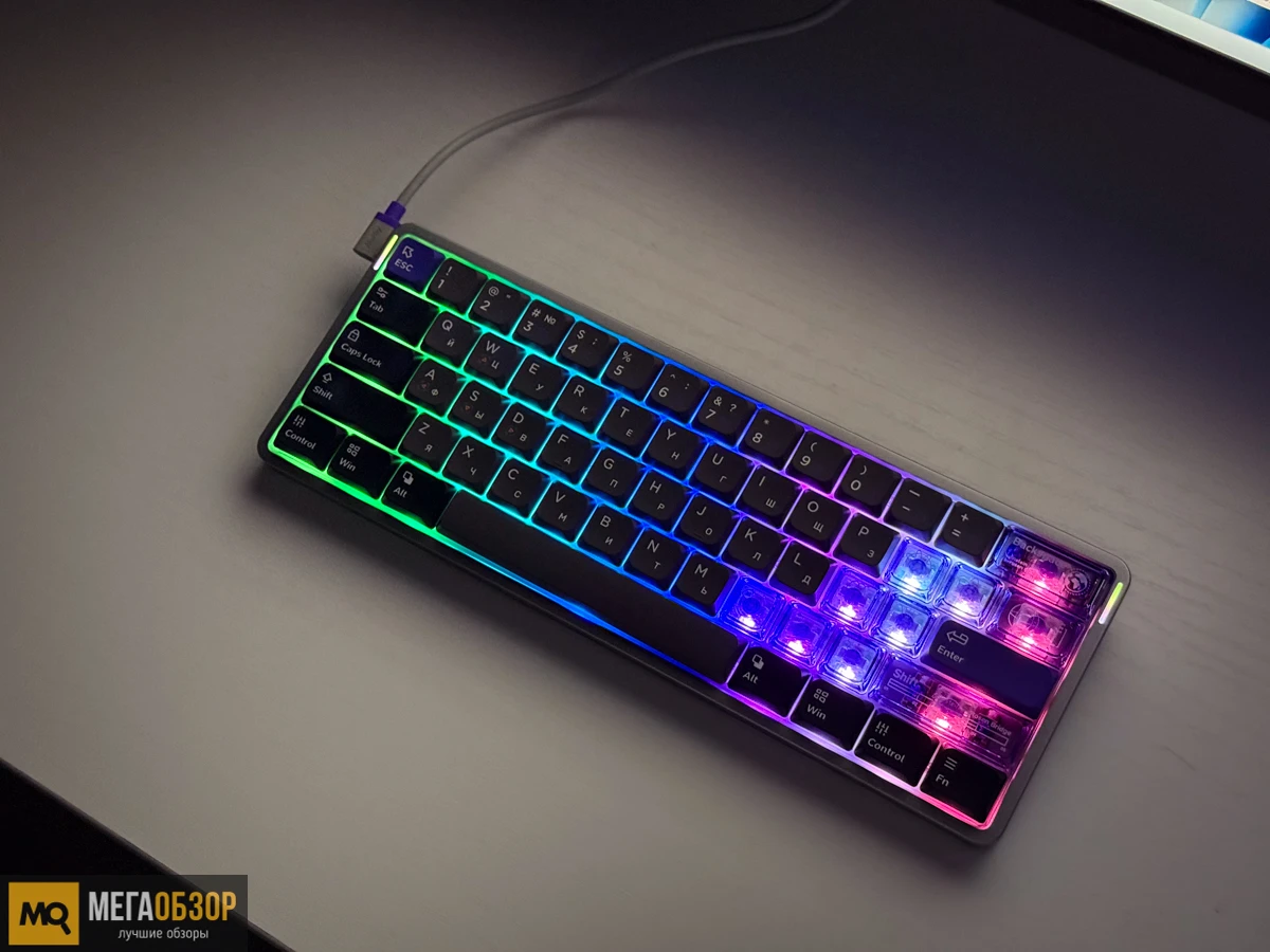 тесты Nuphy Air60 HE