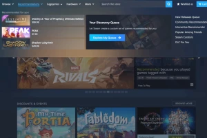 В Steam вышел крупный апдейт домашней страницы