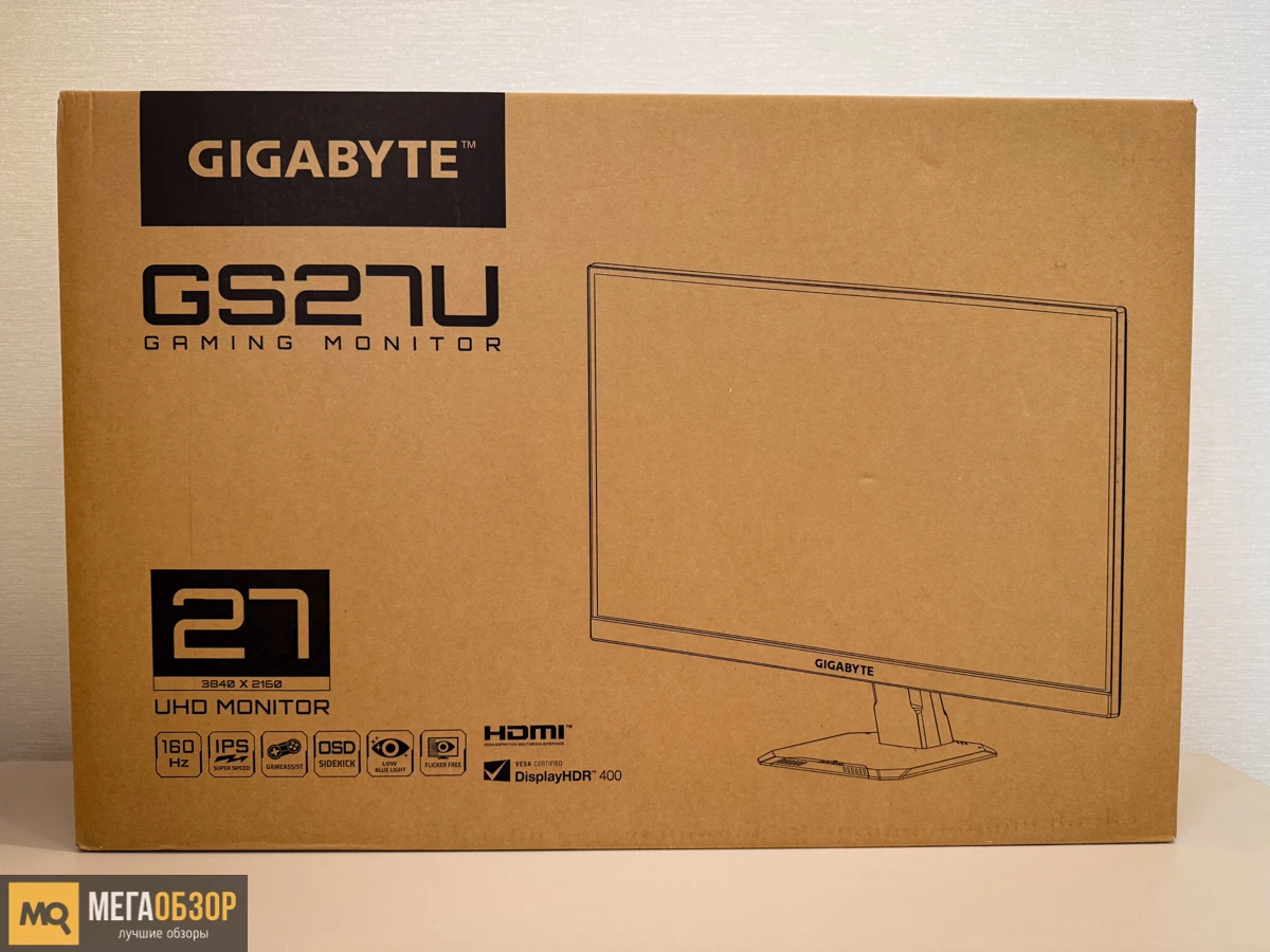 GIGABYTE GS27U комплектация