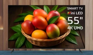 55-дюймовый телевизор HARPER 55Q970TS оценили в 76 тысяч рублей 