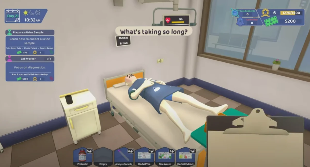 Обзор игры Two Hands Hospital Assistant Simulator