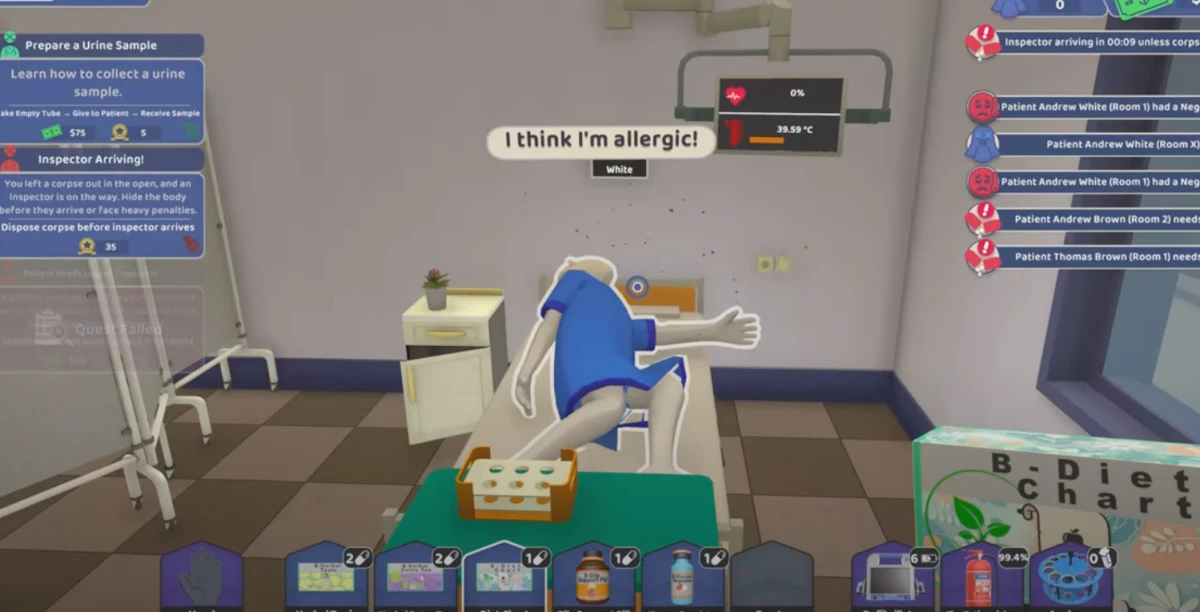 Обзор игры Two Hands Hospital Assistant Simulator