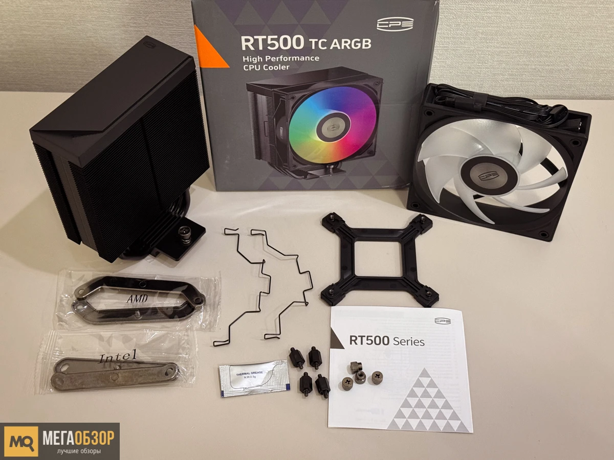 комплектация PCCooler RT500 TC ARGB