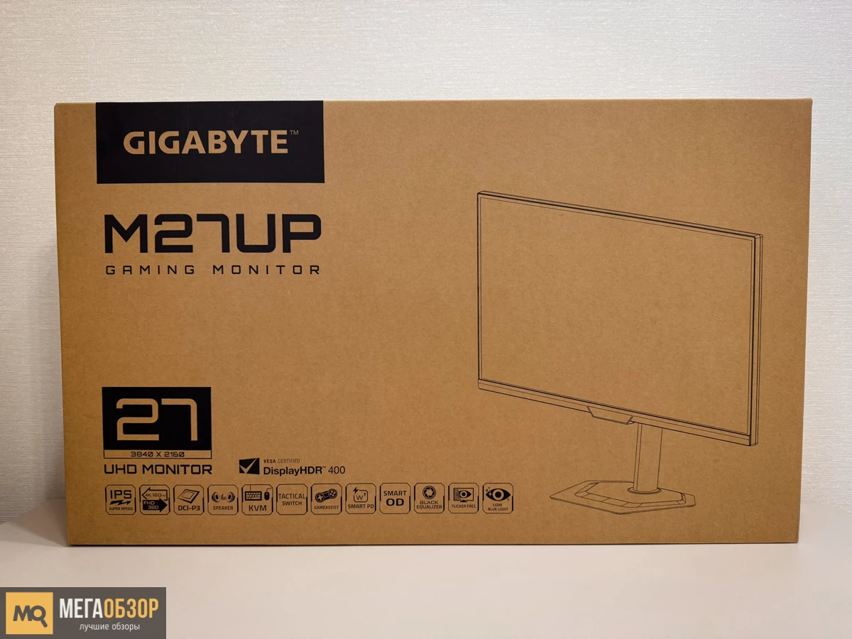 GIGABYTE M27UP комплектация