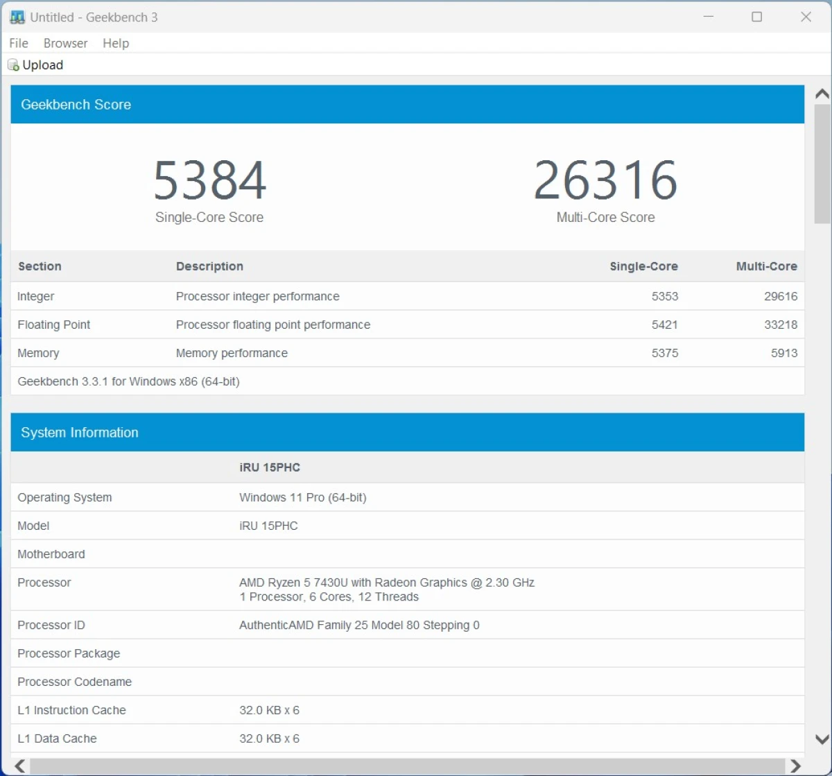 тесты iRU Tactio 15PHC