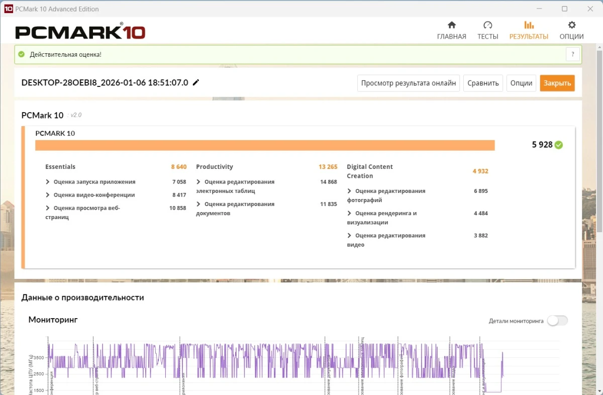 оснащение iRU Tactio 15PHC