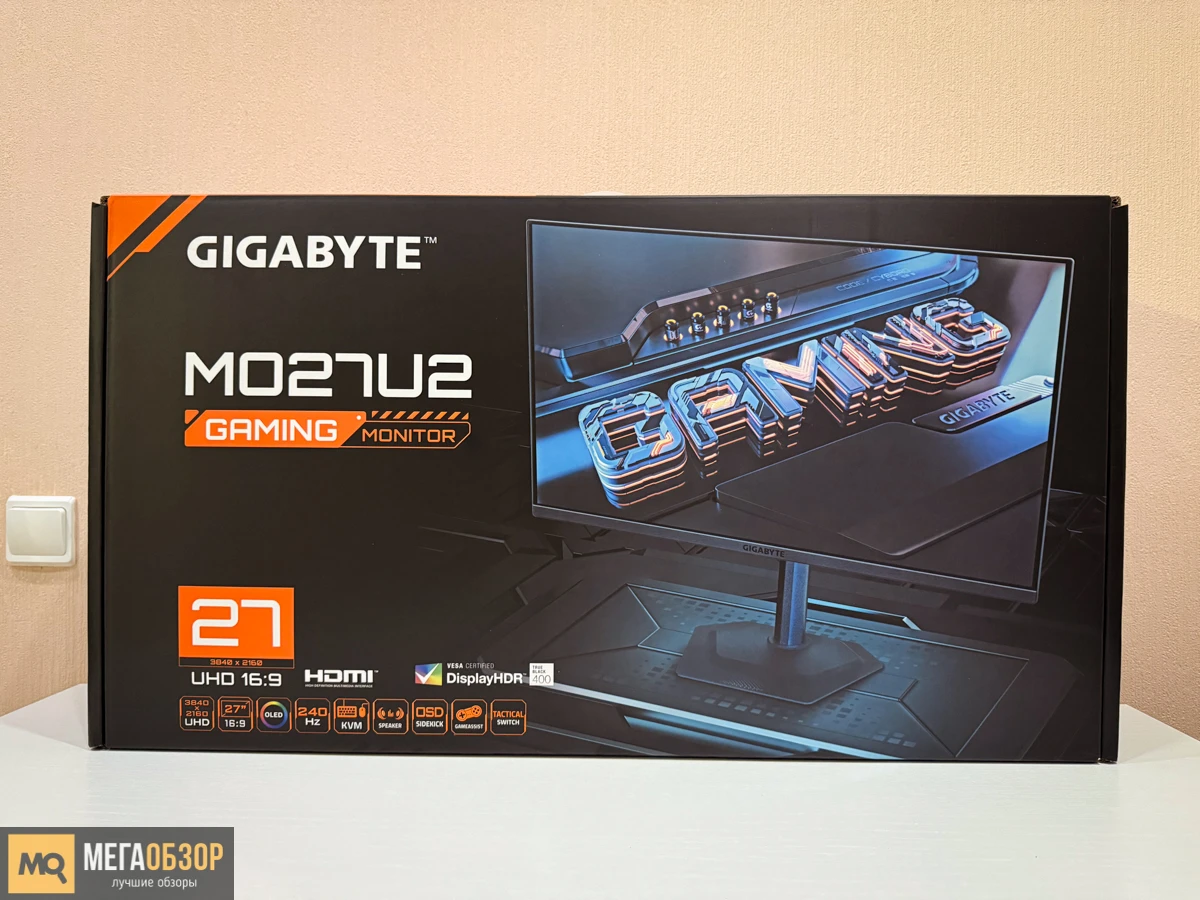 комплектация GIGABYTE MO27U2