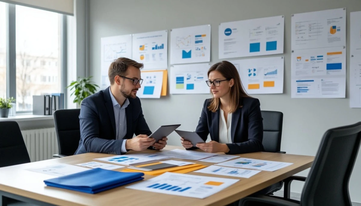 деловой офис с демонстрацией производственных возможностей