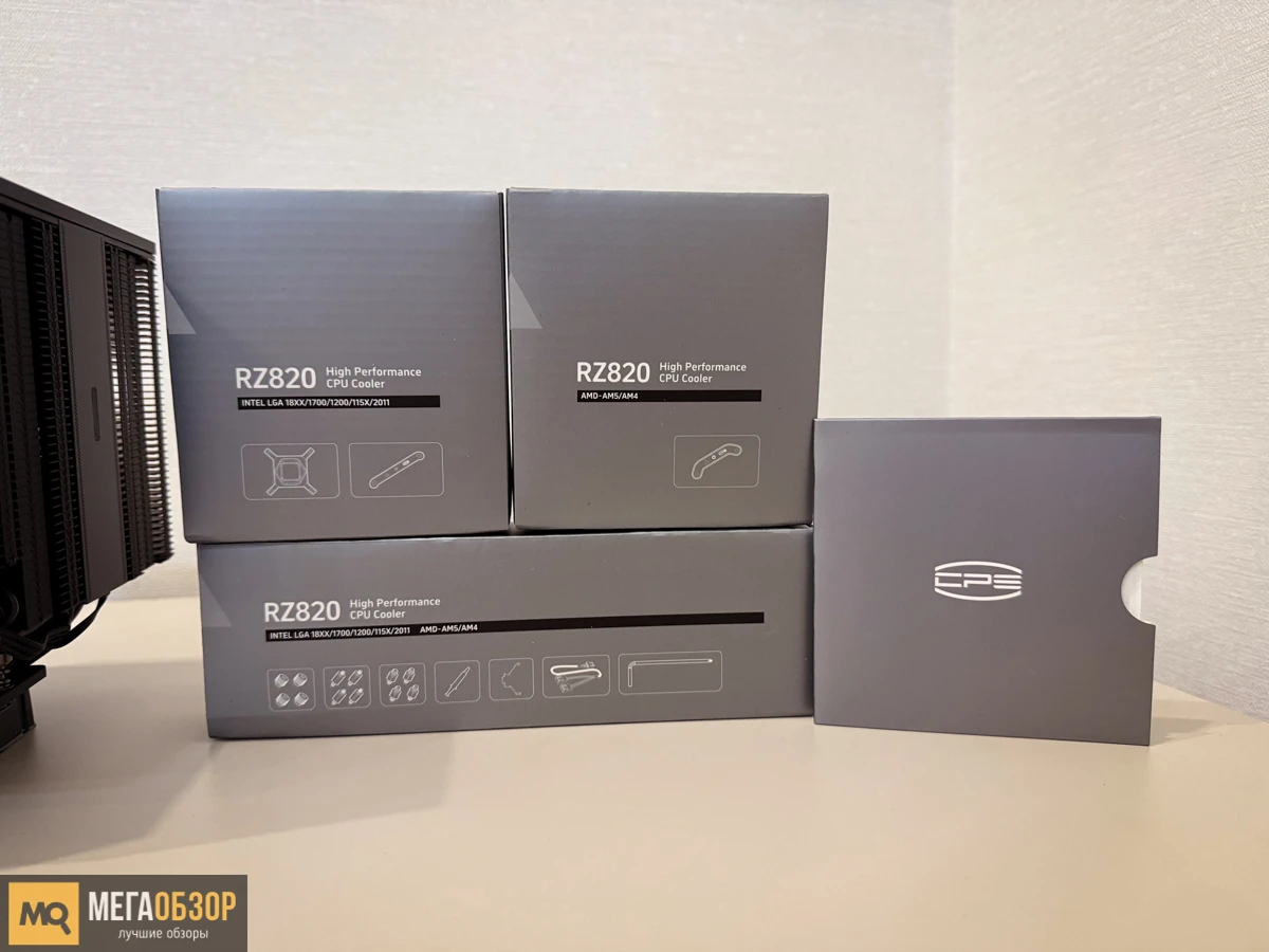 комплектация PCCooler RZ820 BK