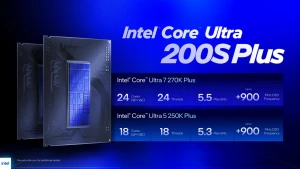 Intel представила процессоры Core Ultra 200S Plus